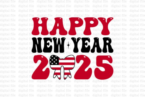 2025 Graduation USA Flag Graphics for T-Shirt Designs