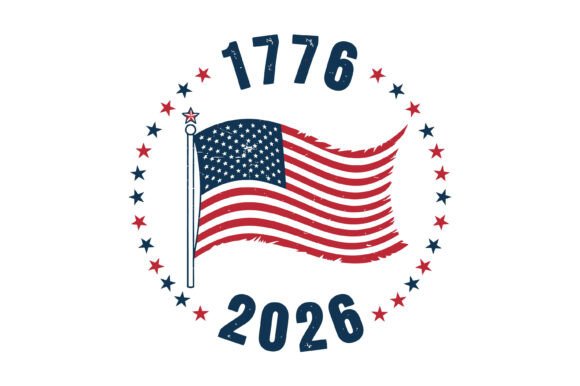 250th Flag SVG: Graphics for T-Shirt Designs