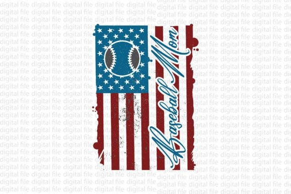 Baseball Mom, USA Flag: A Designer's Review