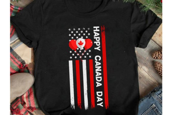 Happy Canada Day SVG: Graphics for T-Shirt Designs