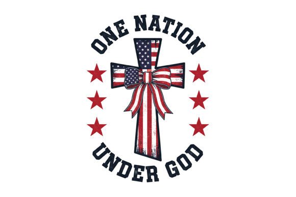 Review: One Nation Under God Flag Cross Bow SVG for Embroidery