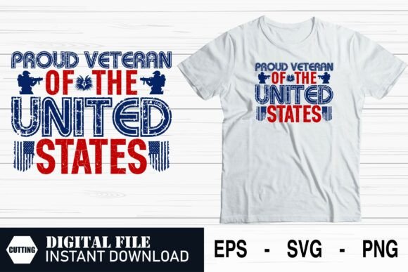 US Veteran Flag Graphics for Bold T-Shirt Designs