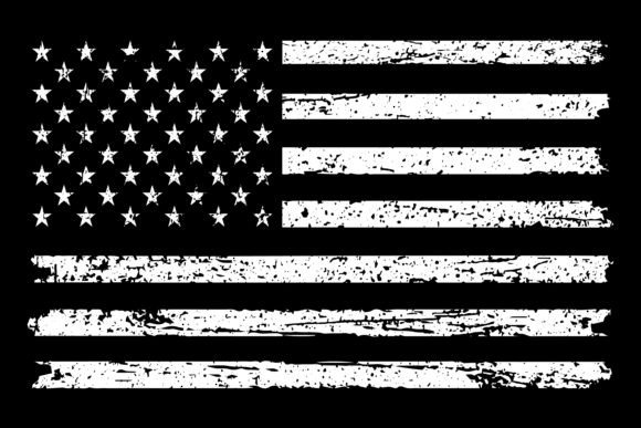 Vintage Distressed White American Flag Review